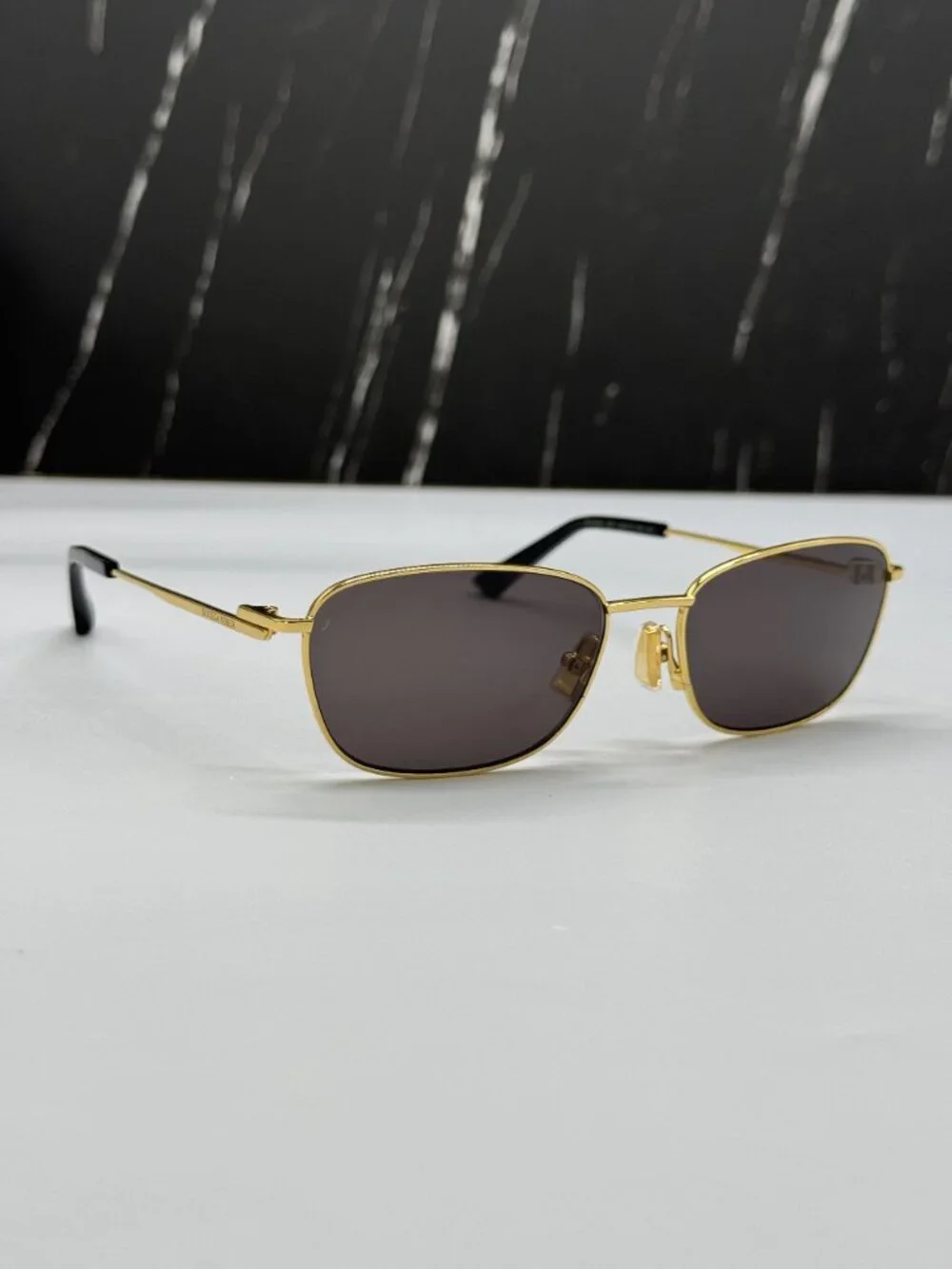 NEW BOTTEGA VENETA BV1300S 001 WOMEN GOLD SUNGLASSES